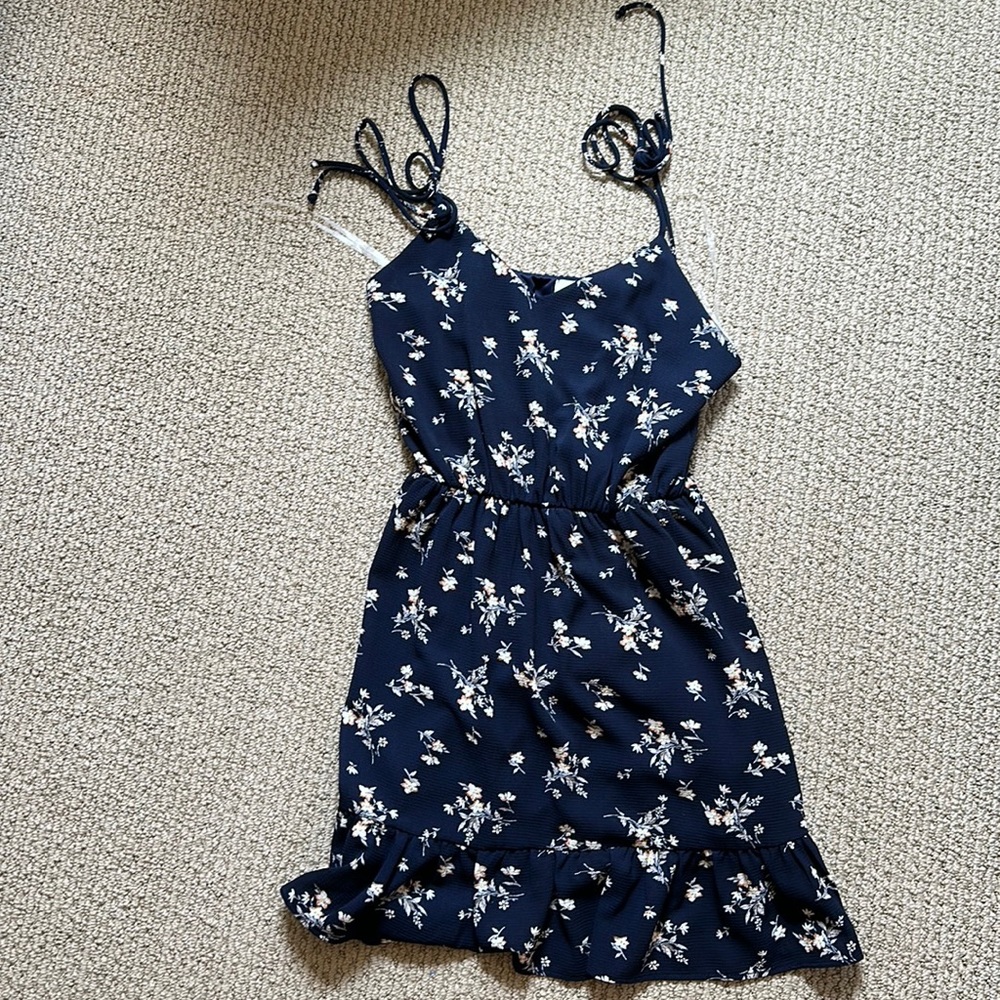Spaghetti strap floral dress